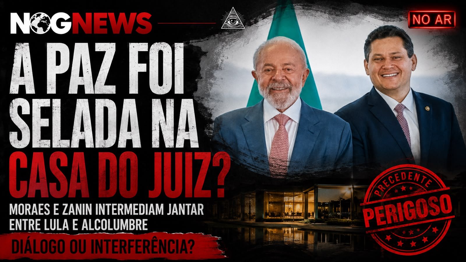 A PAZ FOI SELADA. ADIVINHA NA CASA DE QUEM?