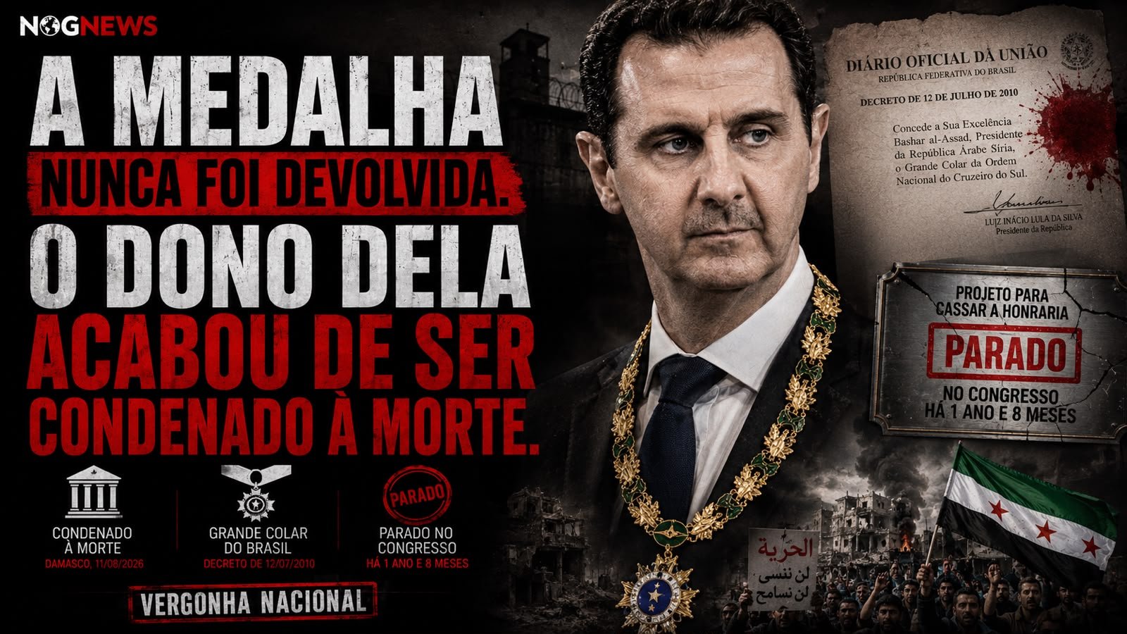 A MEDALHA NUNCA FOI DEVOLVIDA. O DONO DELA ACABOU DE SER CONDENADO À MORTE