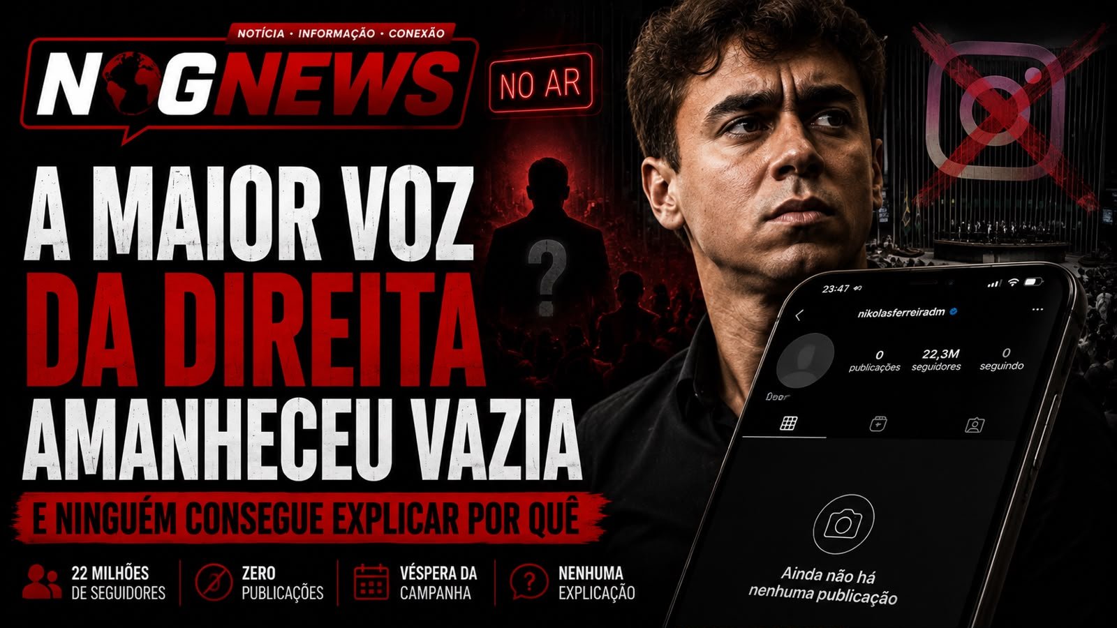 A MAIOR VOZ DA DIREITA AMANHECEU VAZIA — E NINGUÉM CONSEGUE EXPLICAR POR QUÊ