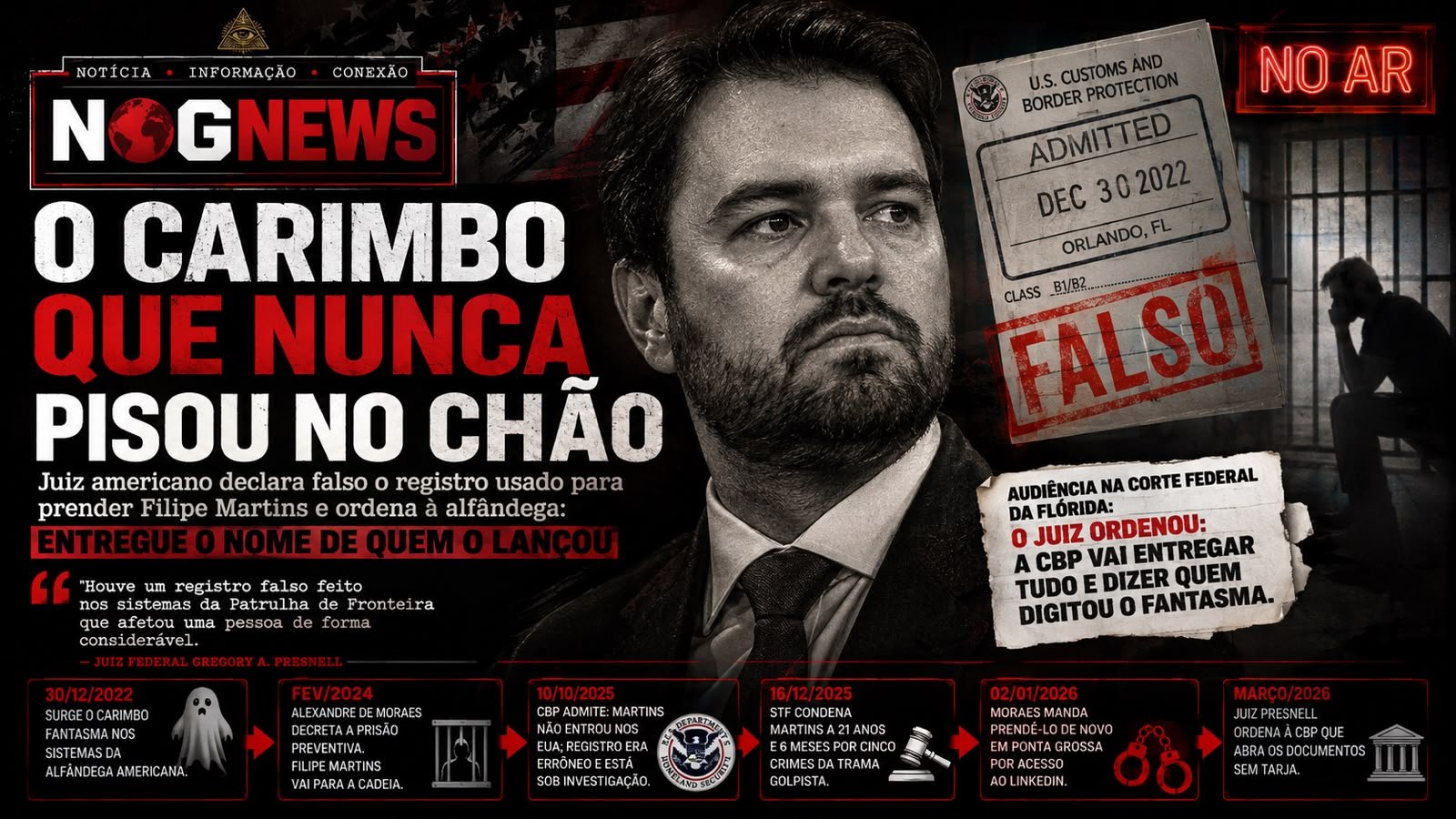 O CARIMBO QUE NUNCA PISOU NO CHÃO