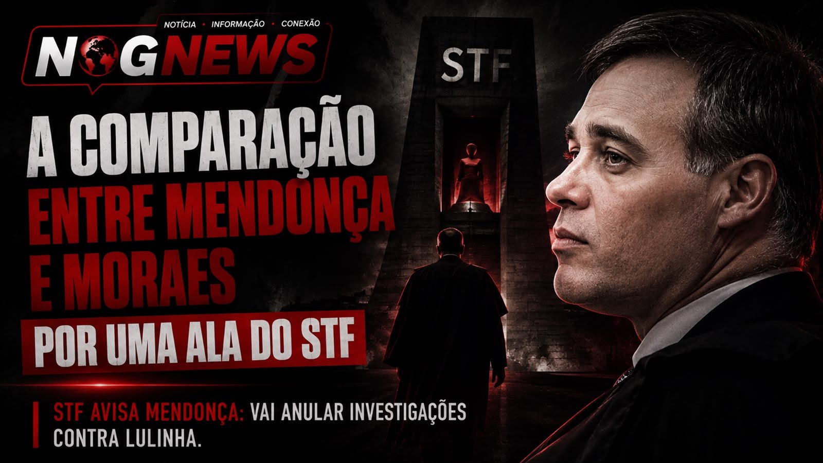 STF AVISA MENDONÇA QUE VAI ANULAR AS INVESTIGAÇÕES CONTRA LULINHA