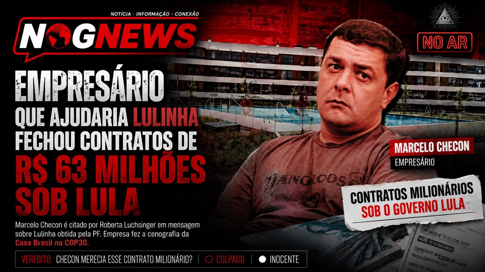 LULINHA DISSE QUE IA "PEDIR PRO CHECON". O CHECON JÁ TINHA R$ 63 MILHÕES DO GOVERNO