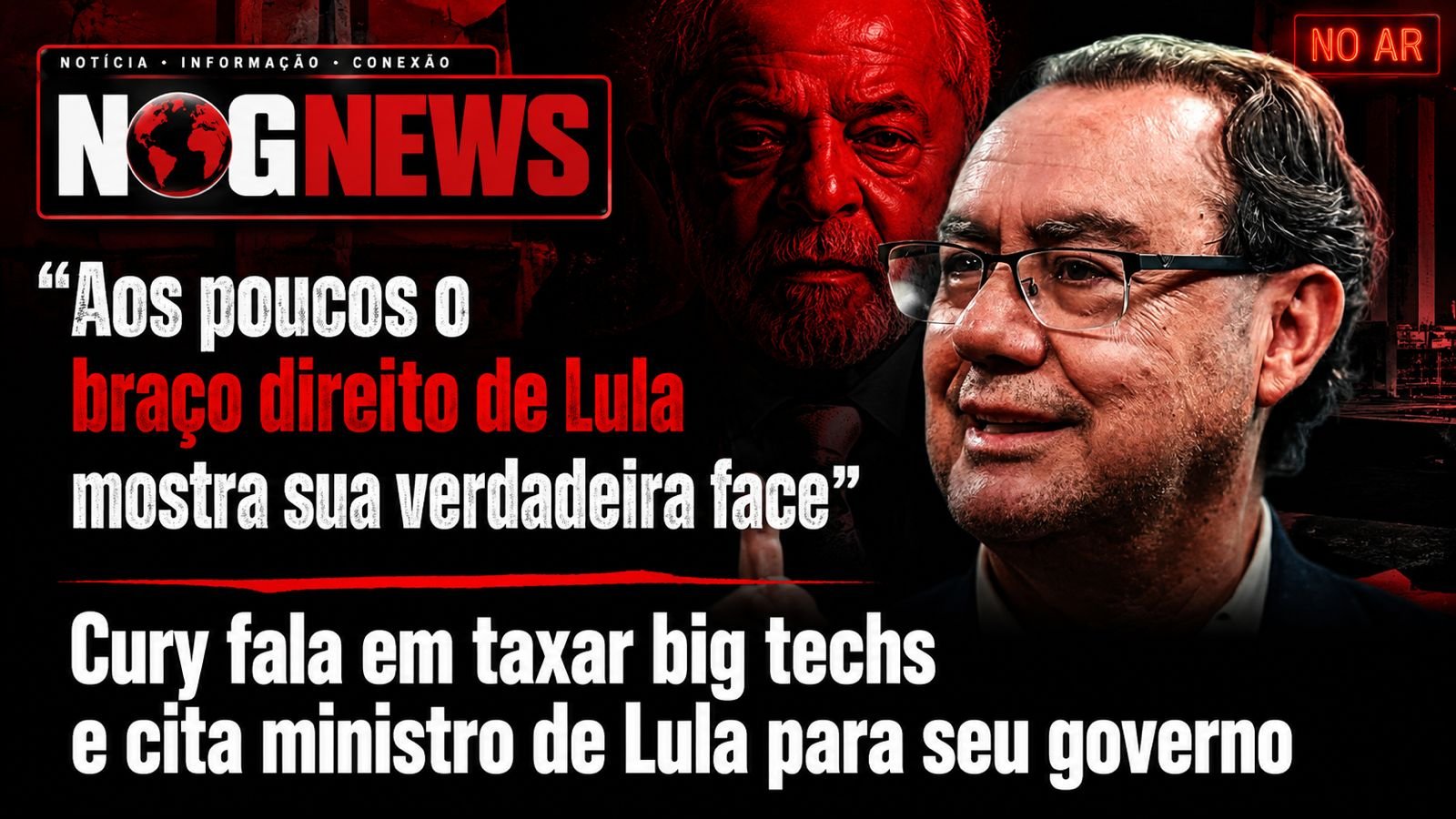 CURY QUER TAXAR REDE SOCIAL "COMO CIGARRO" E MANTER O MINISTRO DA DEFESA DE LULA NO SEU GOVERNO