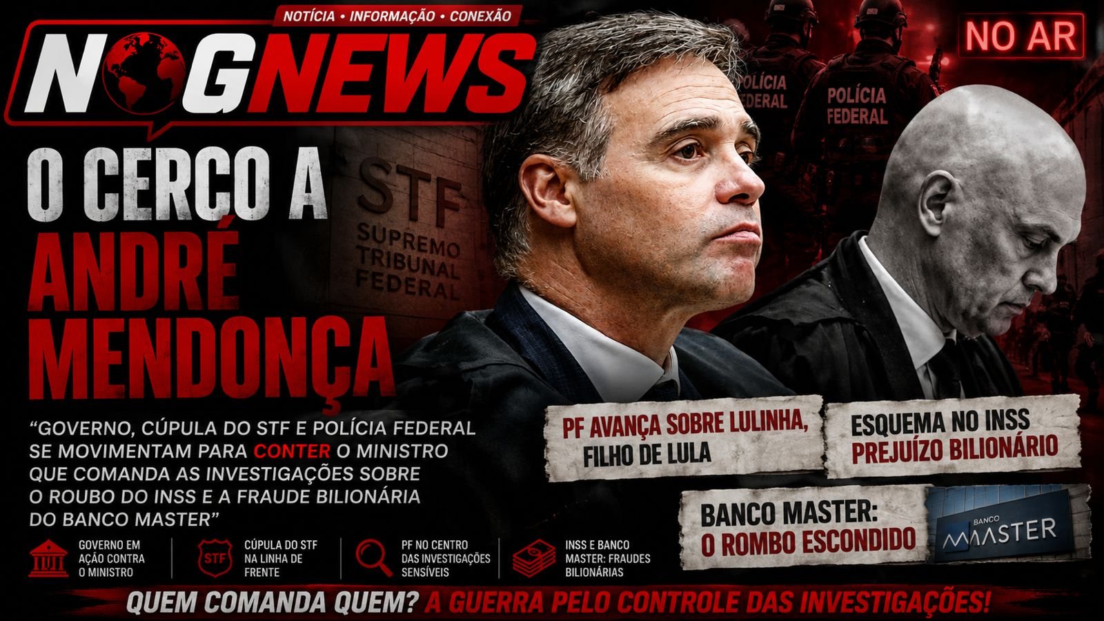 O CERCO A ANDRÉ MENDONÇA