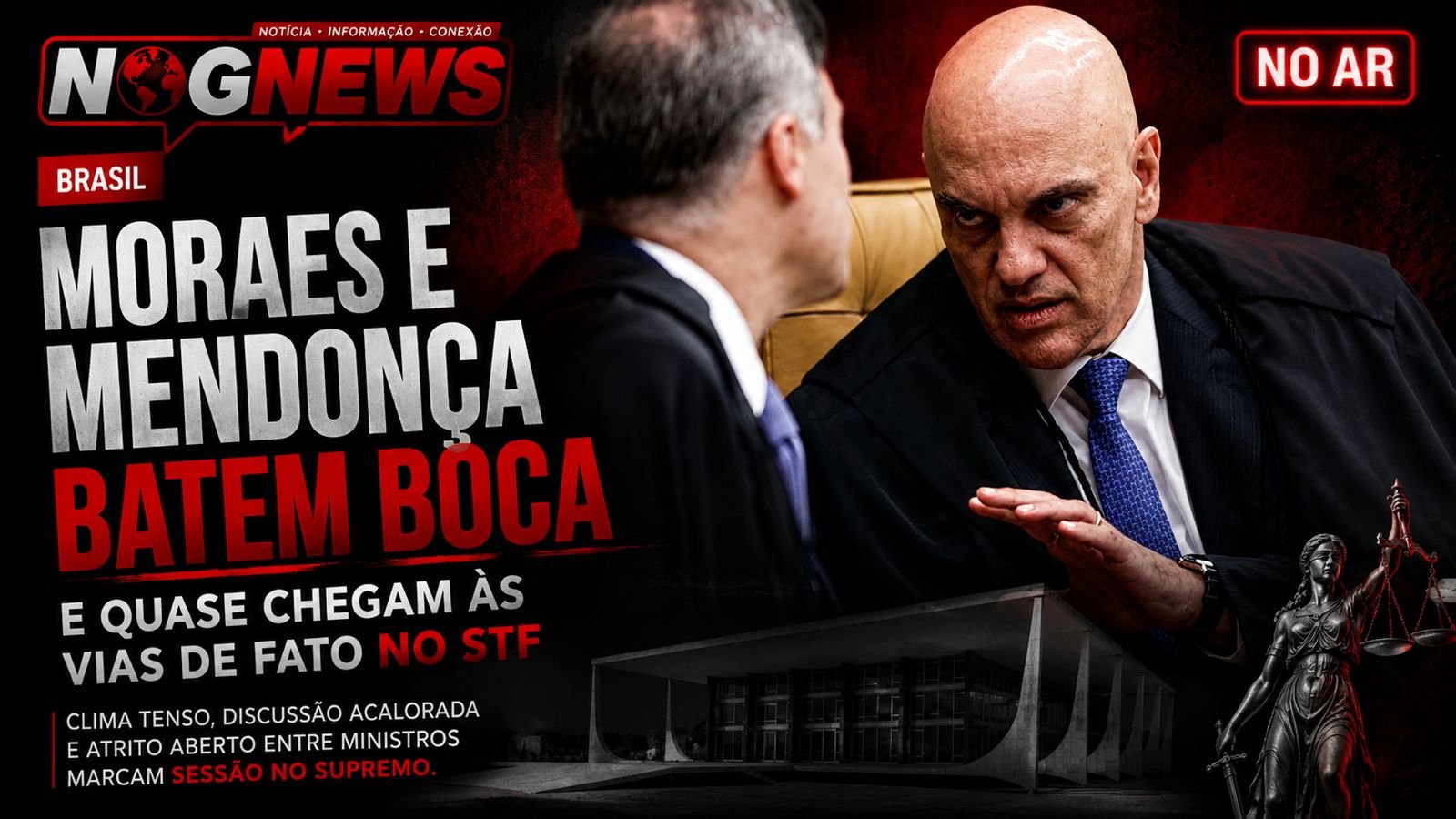 MORAES BATE BOCA COM MENDONÇA NO STF DEPOIS QUE A PF O IDENTIFICA COMO INTERLOCUTOR DE VORCARO