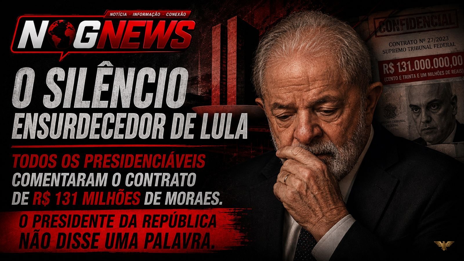 O SILÊNCIO ENSURDECEDOR DE LULA