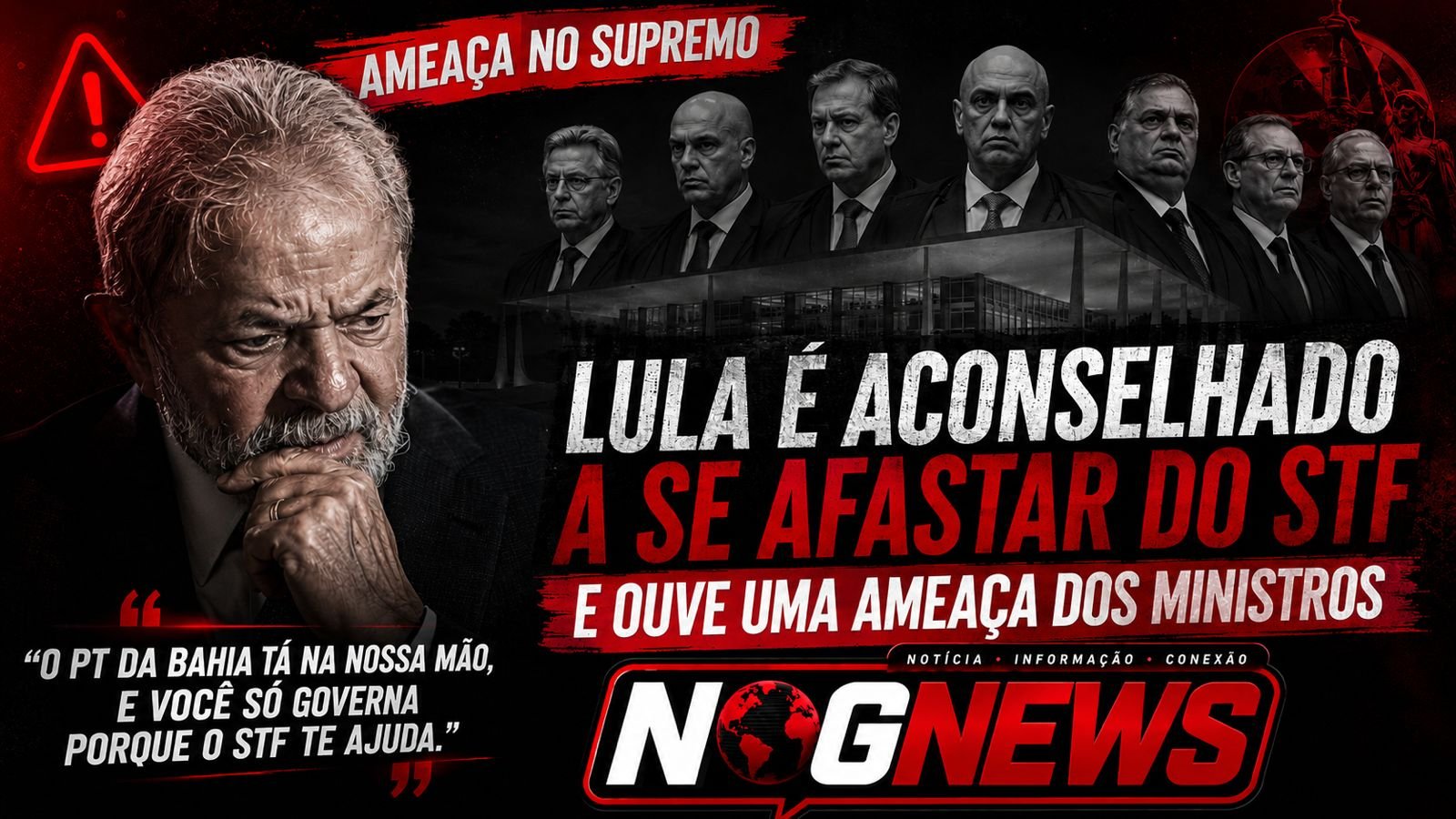 ANALISTA DA CNN REVELA RECADO DE UM PEDAÇO DO STF AO MARQUETEIRO DE LULA
