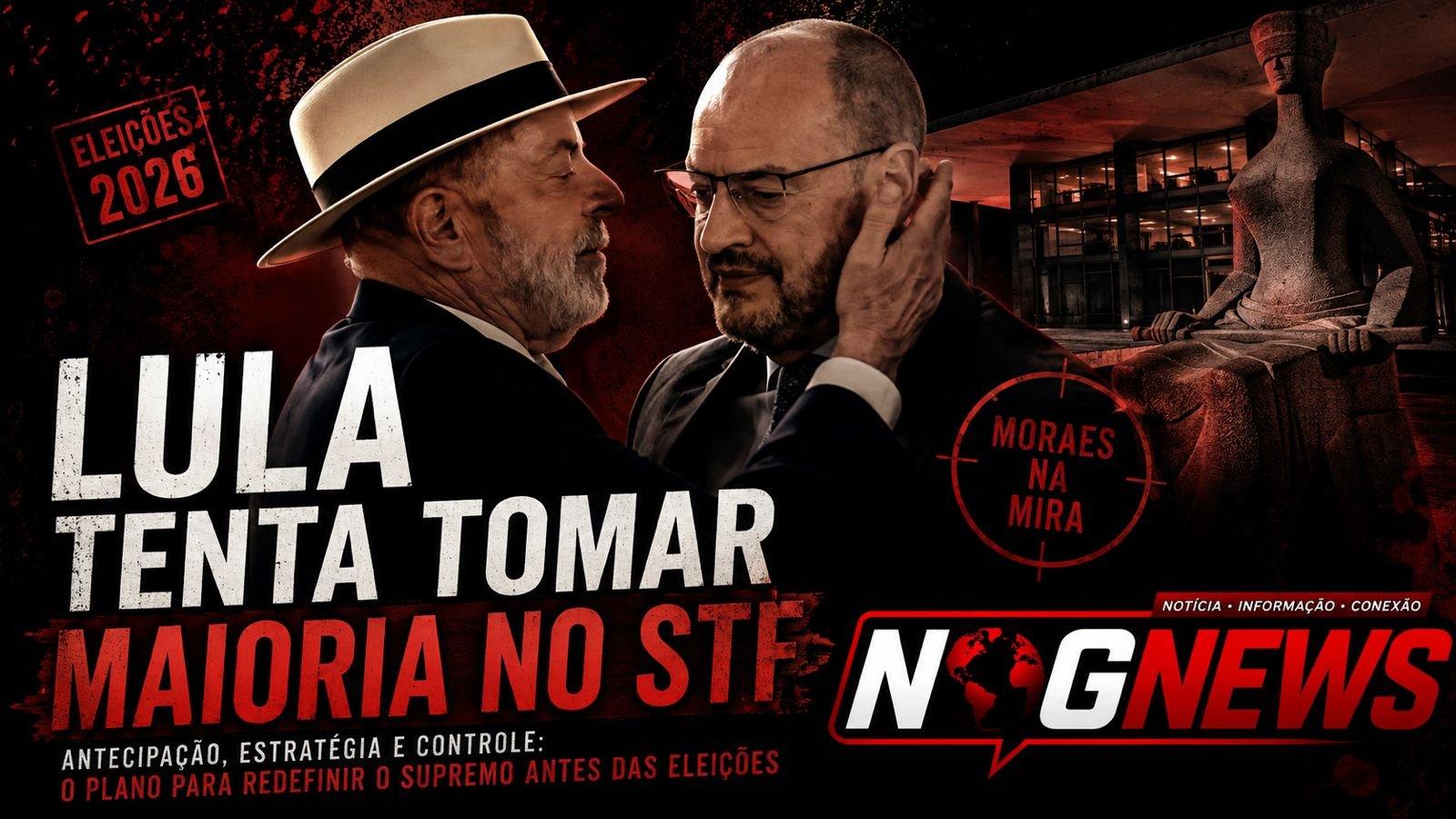 LULA ESTUDA INDICAR AO STF O DESEMBARGADOR QUE GOVERNA O RIO — ANTES DA ELEIÇÃO