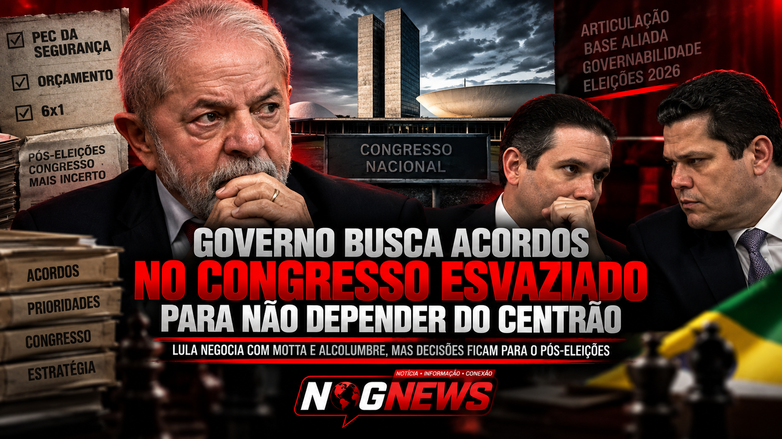 ALCOLUMBRE PROMETEU CINCO VOTAÇÕES A LULA, ENTREGOU UMA E EMPURROU O FIM DA 6X1 PRA DEPOIS DE 4 DE OUTUBRO