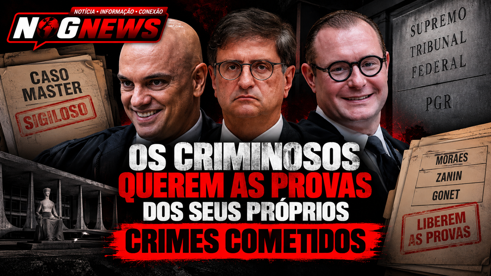DESESPERADOS, A PGR DE GONET, MORAES E ZANIN TENTAM IMPLODIR A INVESTIGAÇÃO PEDINDO A LIBERAÇÃO DAS PROVAS