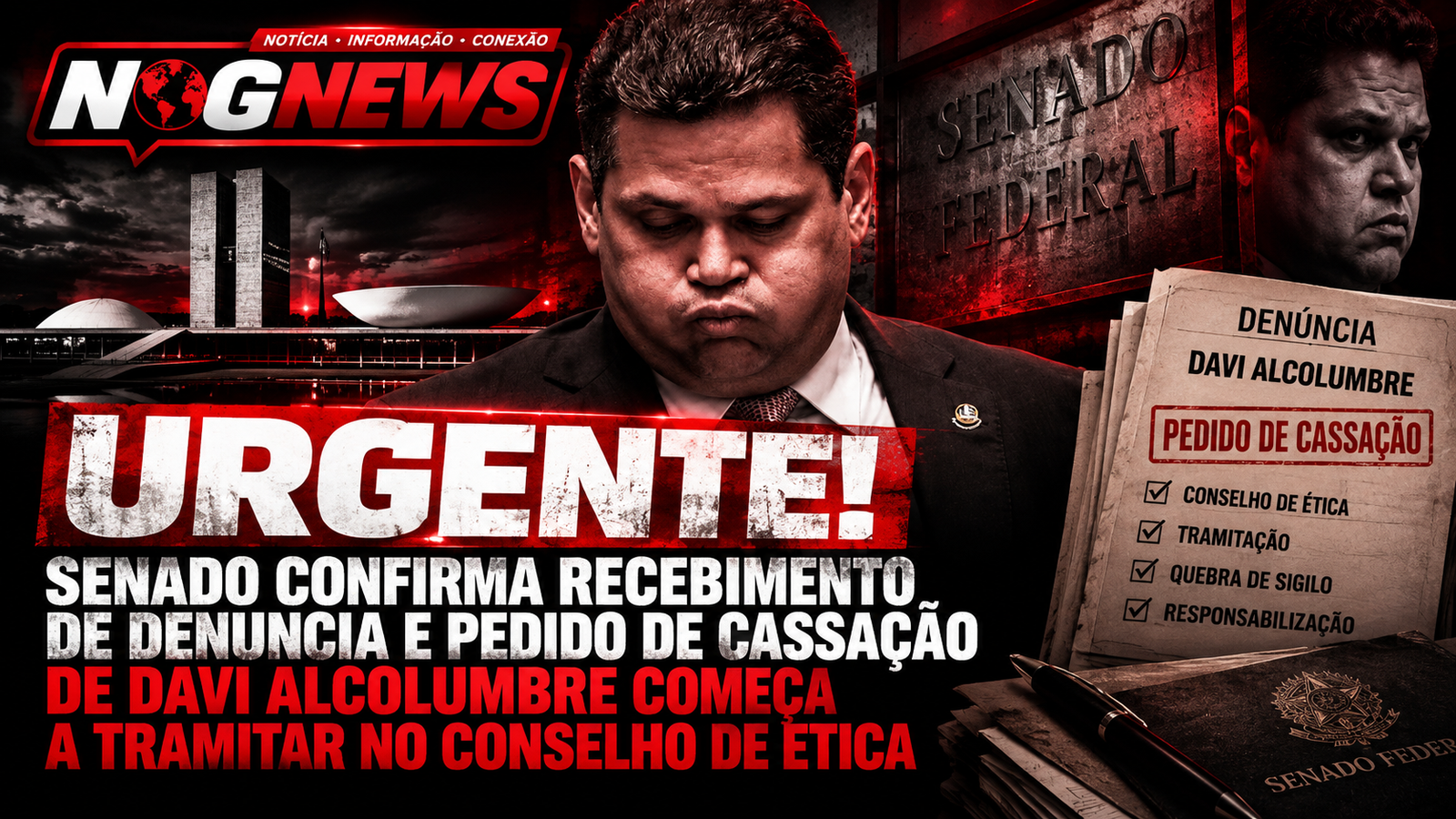 ALCOLUMBRE VIRA ALVO DE PEDIDO DE CASSAÇÃO POR SEGURAR O IMPEACHMENT DE MORAES