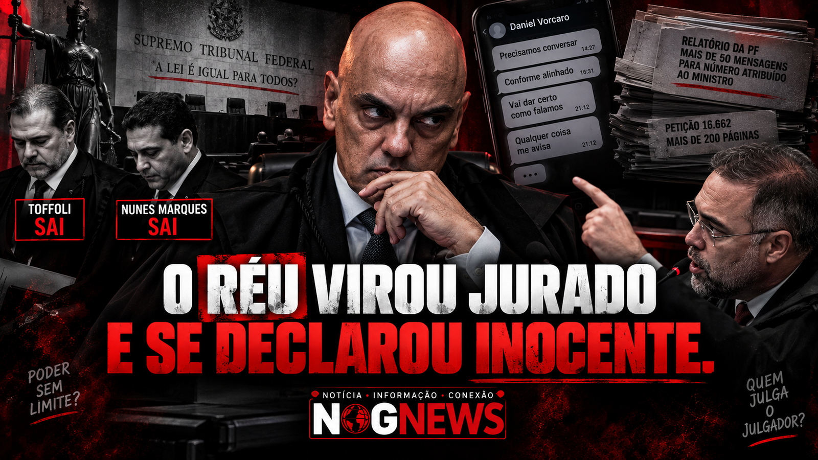 MORAES VOTA NO JULGAMENTO SOBRE ELE MESMO