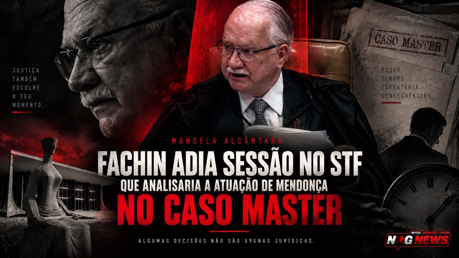 FACHIN ADIA SEM DATA O JULGAMENTO DO PEDIDO PARA INVESTIGAR MENDONÇA, E O CASO MASTER VAI INTEIRO PRA GAVETA