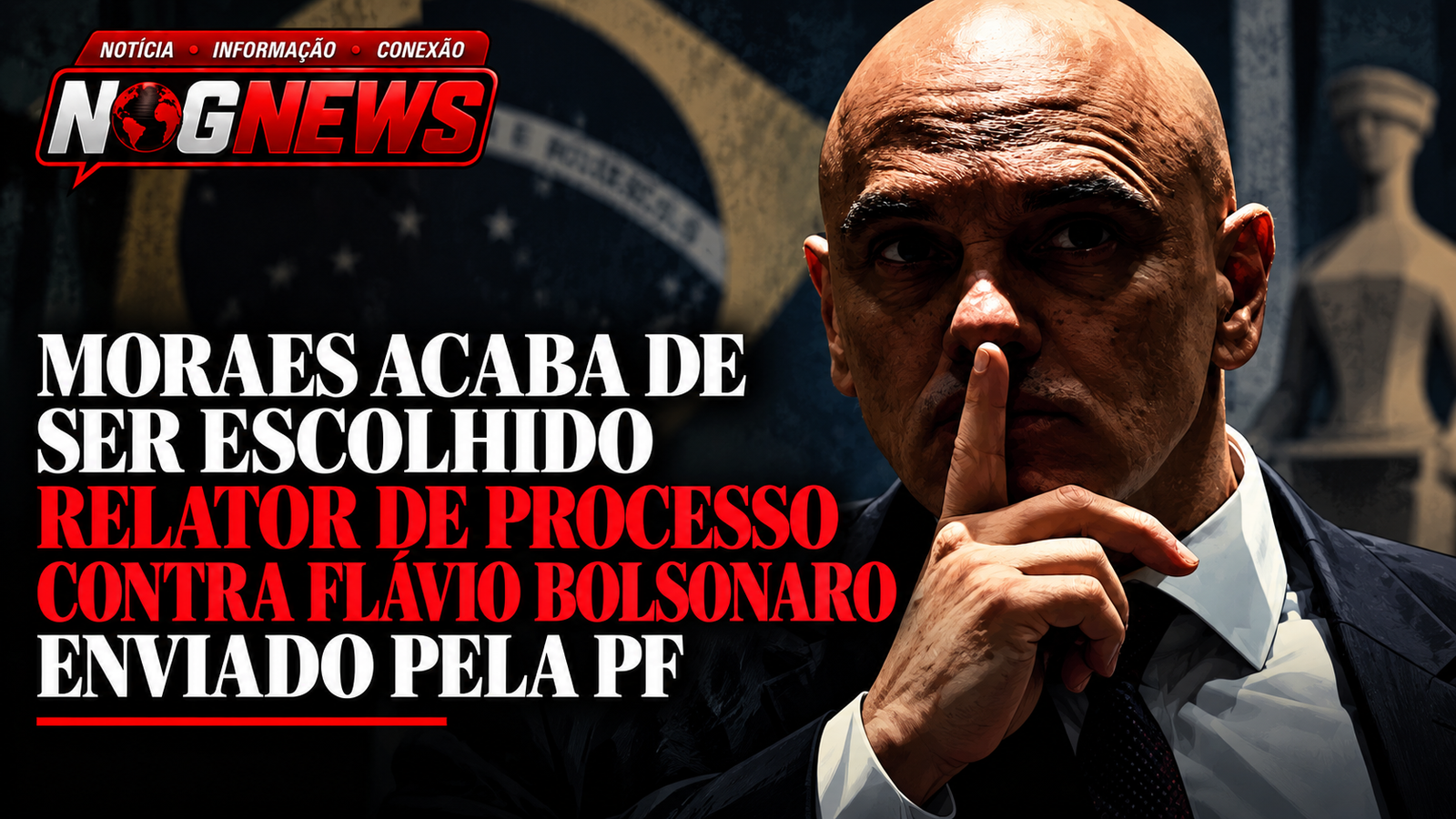 A CANALHICE DA PF E DE MORAES PARA PERSEGUIR FLÁVIO BOLSONARO